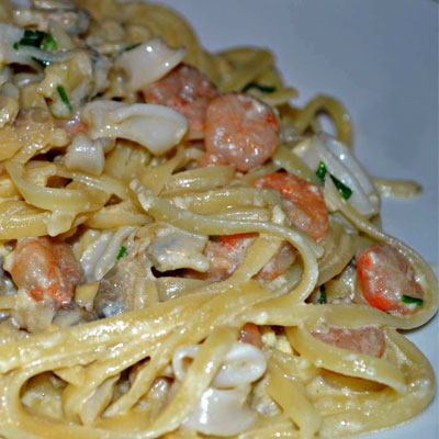 Spaghetti alla Carbonara di Mare | White House - restaurant 2.0